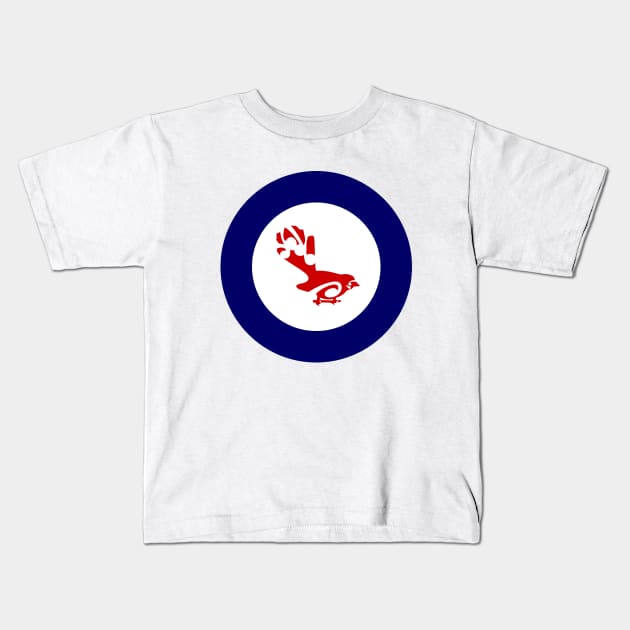 Fantail Air Force Roundel Kids T-Shirt by mailboxdisco